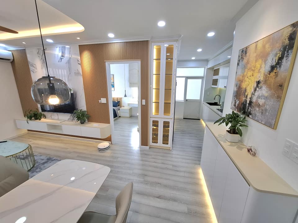 Cần cho thuê căn hộ CC GreenRiver-Phạm Thế Hiển P6 Q8, DT 65m2, 2 phòng ngủ, 2WC, giá 9 triệu/tháng