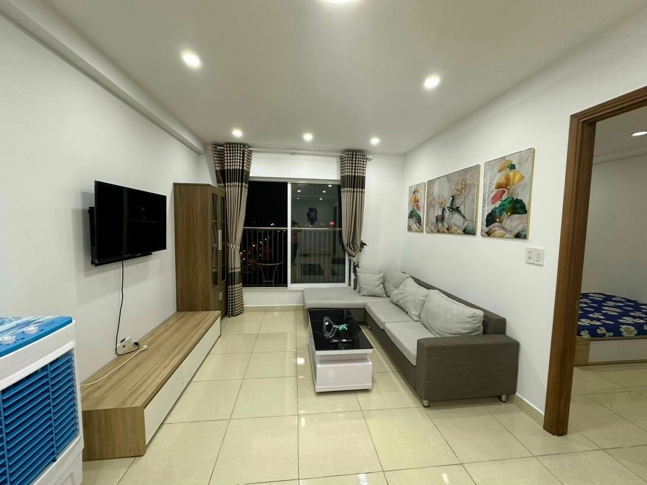 Cho thuê căn góc chung cư CT2 VCN Phước Hải. DT: 70m2, 2PN 2WC, view thoáng, Full nội thất