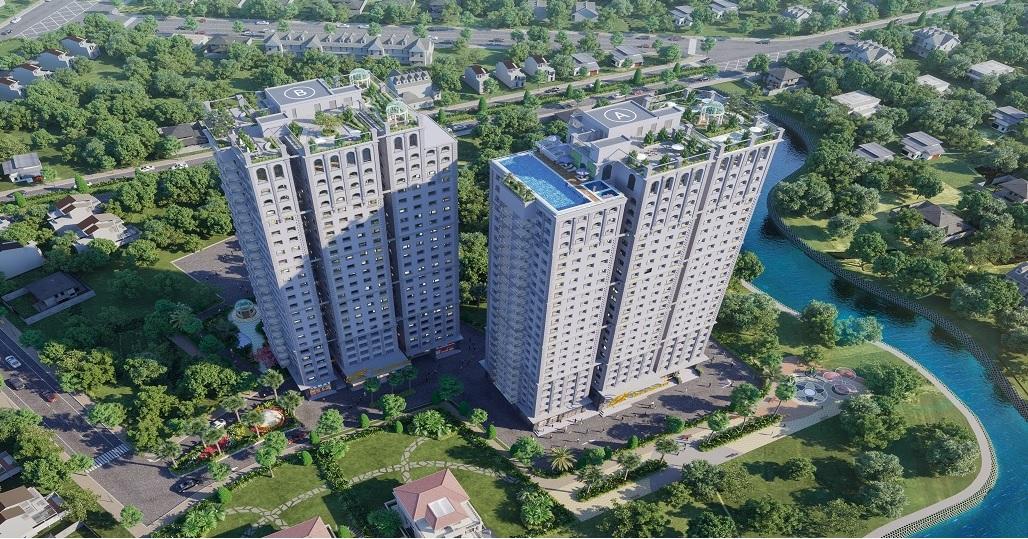 Cho thuê căn hộ S2 full đồ, view Vinuni giá 6tr/tháng