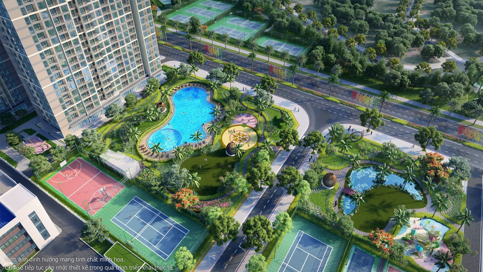 Cho thuê CC 69m2, 2PN, 2WC, 8,5 triệu tại K Park, Hà Đông, HN