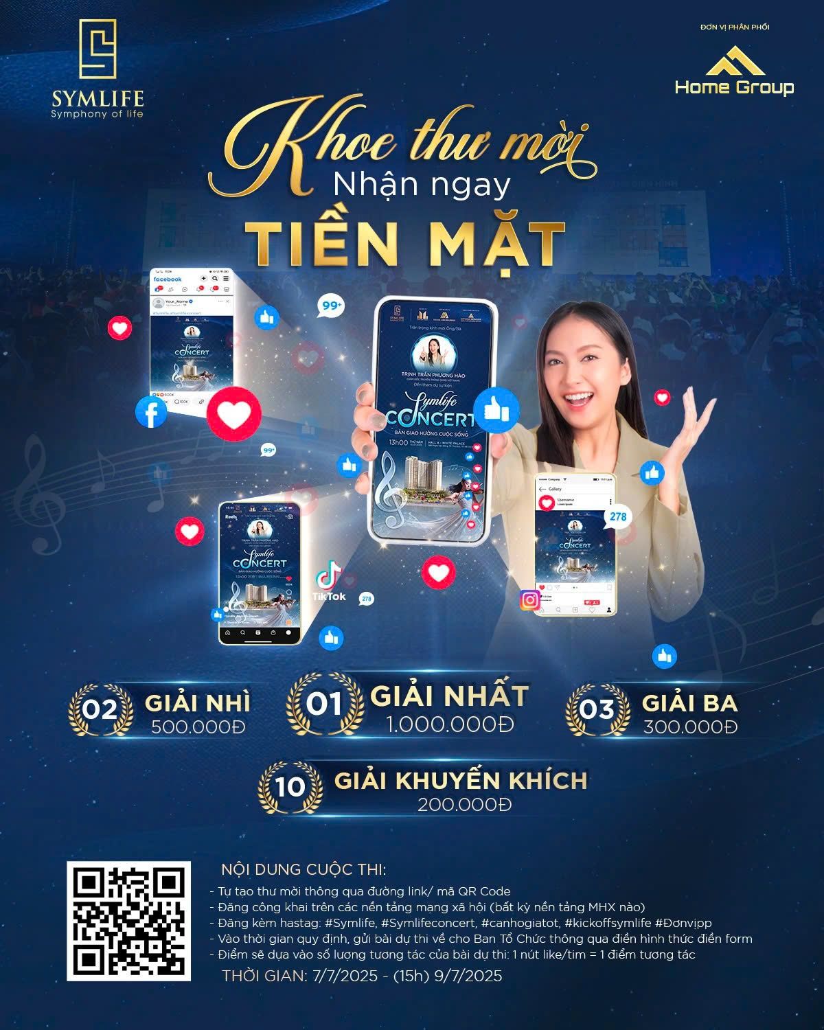 1,7 tỷ sở hữu căn hộ 4 mặt view sông xanh mát tại Symlife mặt tiền Quốc lộ 13 TP.HCM