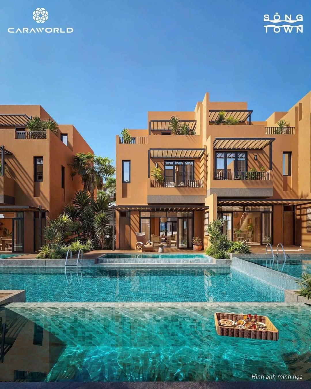 Nhà phố biển "Sông Town" - Chiết khấu 26% - giá 7 tỷ VAT - Sở hữu lâu dài
