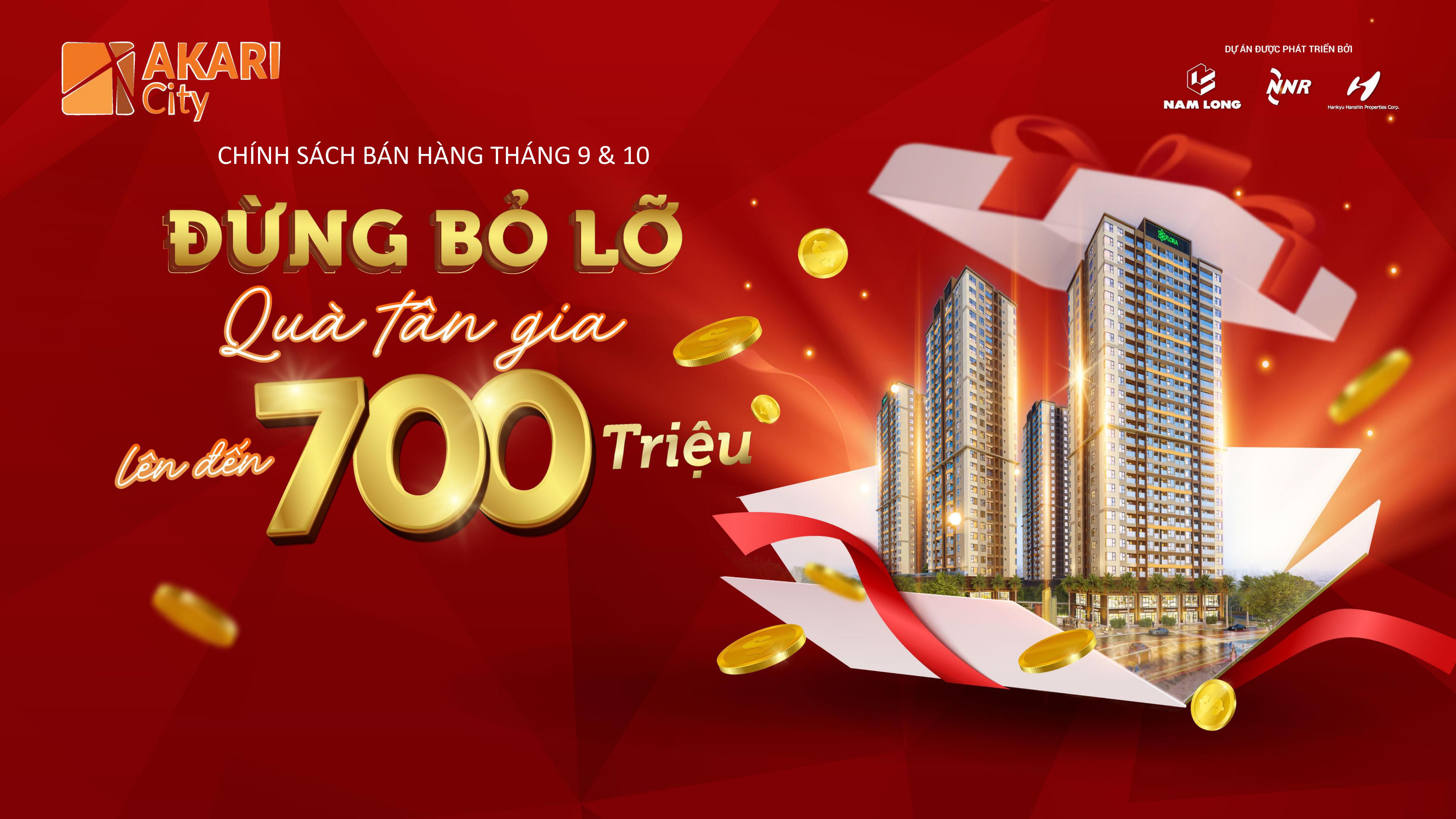 Akari City Giai Đoạn 2, Căn hộ 2PN – 2WC (78m2), giá Gốc CĐT, TT chỉ 1.1 tỷ nhận nhà, CK15% - PKD 0