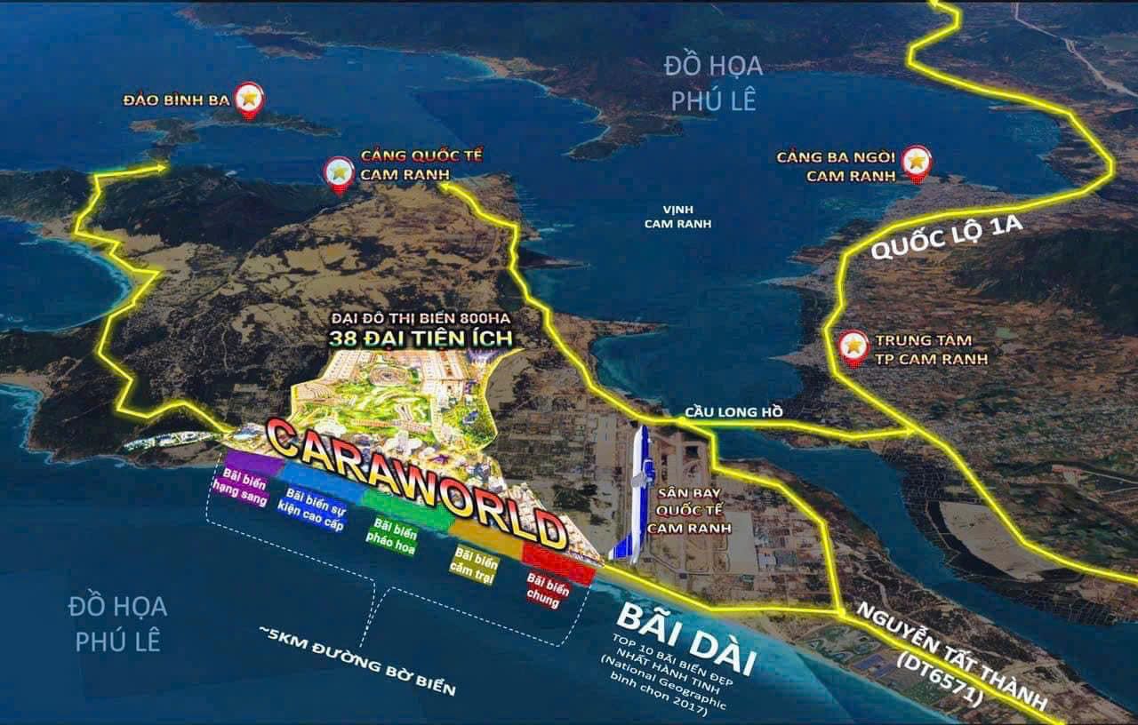 Nhà phố biển sở hữu lâu dài, Caraworld Cam Ranh ngay sân bay Quốc tế, bàn giao full nội thất