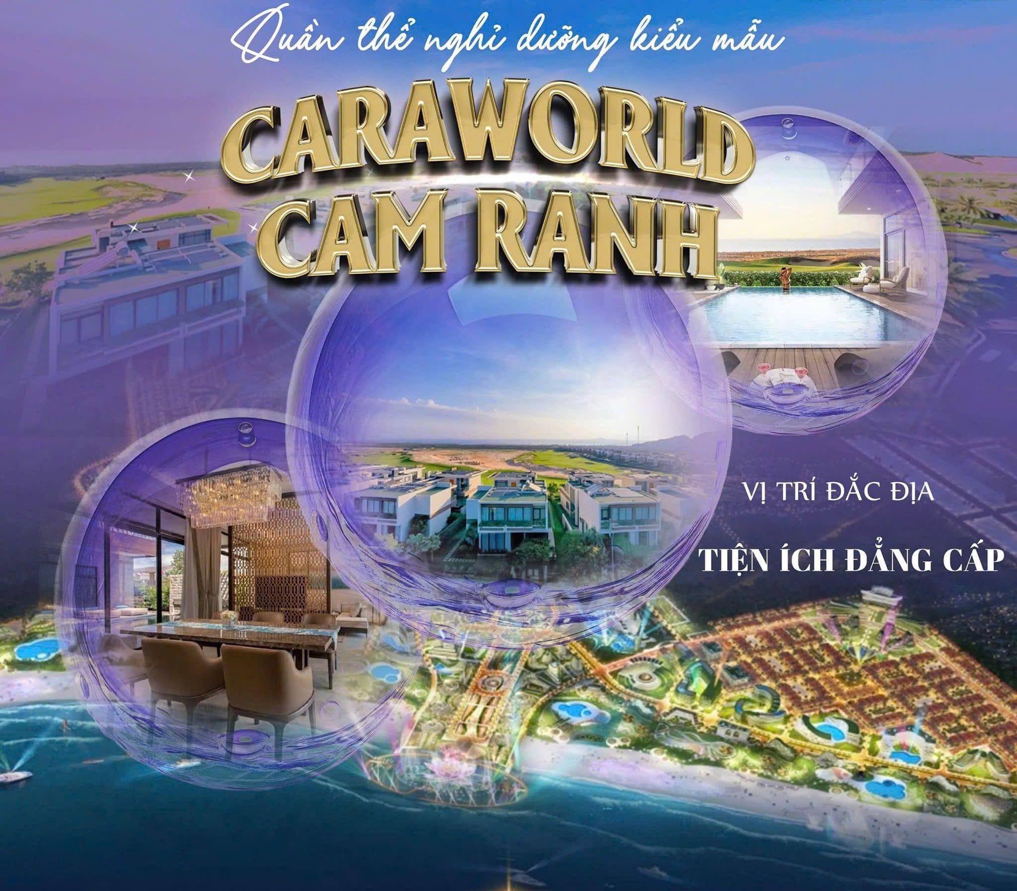 CaraWorld Cam Ranh quần thể nghỉ dưỡng kiểu mẫu