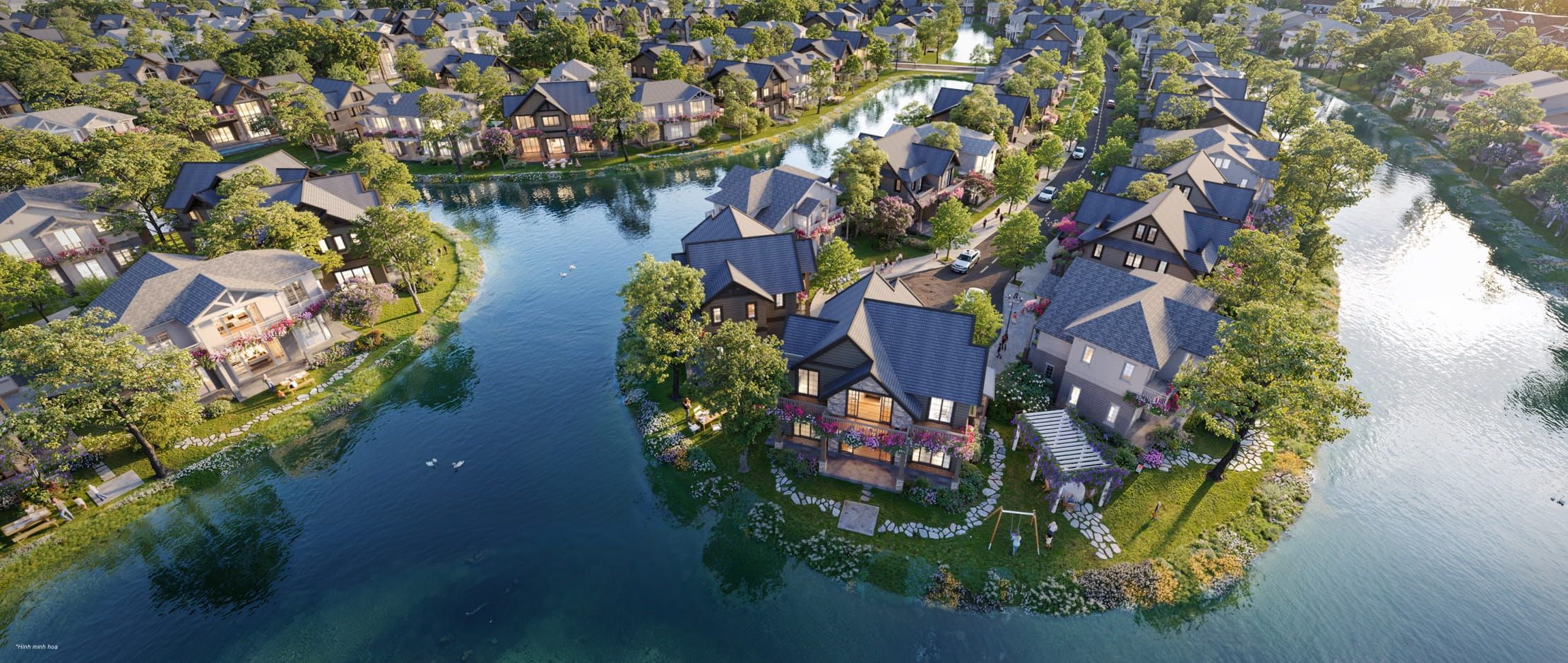 Dinh Thự Đảo Eco Retreat kế bên Clubhouse Ecoretreat, mở bán T08/2025, Booking 500TR PKD 093 179 33