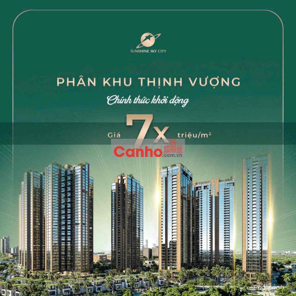 SIÊU PHẨM KHU NAM SÀI GÒN - SUNSHINE SKY CITY LIỀN KỀ PHÚ MỸ HƯNG
