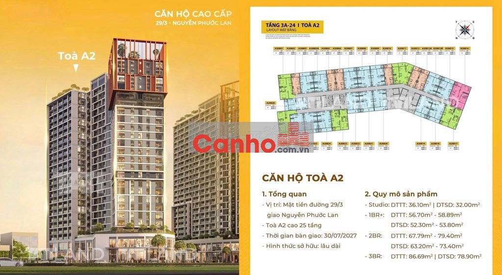 Căn STUDIO *** còn lại dự án Sun CORA