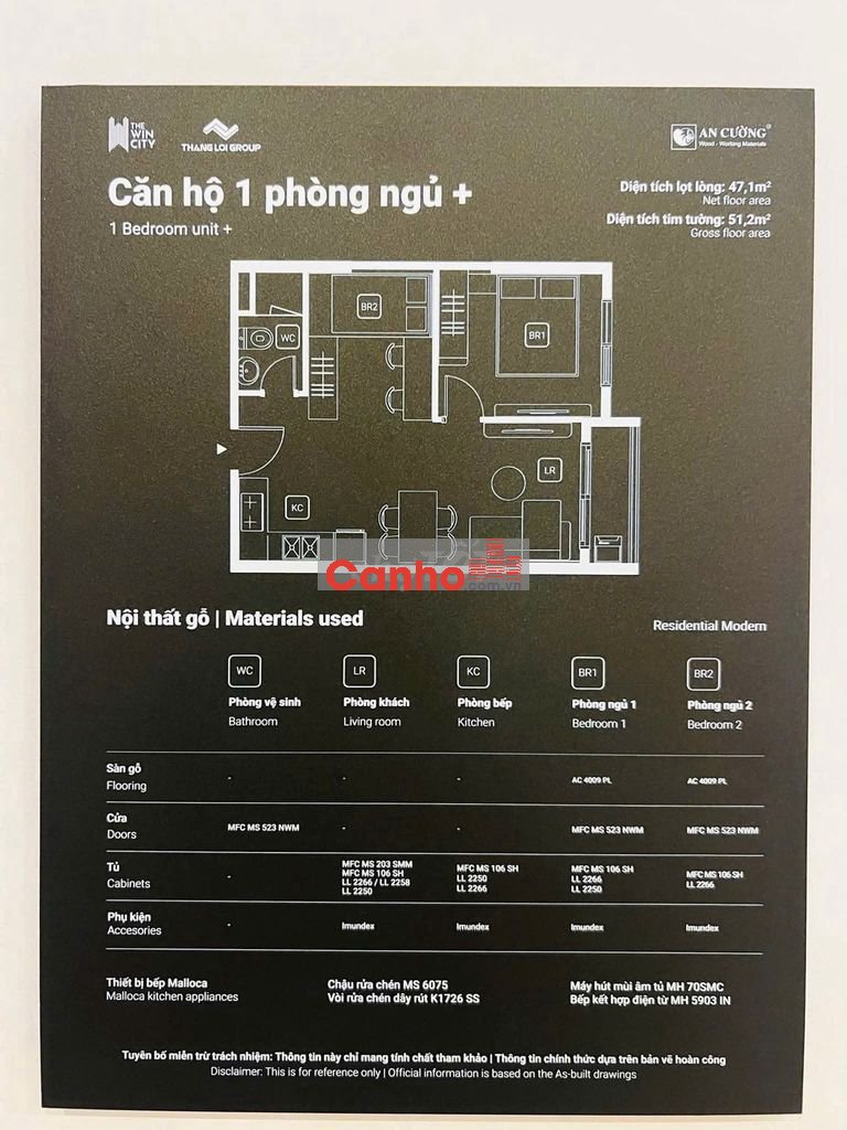 Căn Hộ The Win City- Booking sớm để nhận ưu đãi 1%, TT trước chỉ 225tr