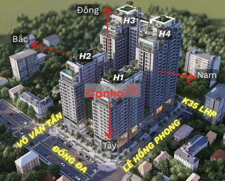 Căn hộ 3PN trung tâm Huế, dự án Hue Heritage