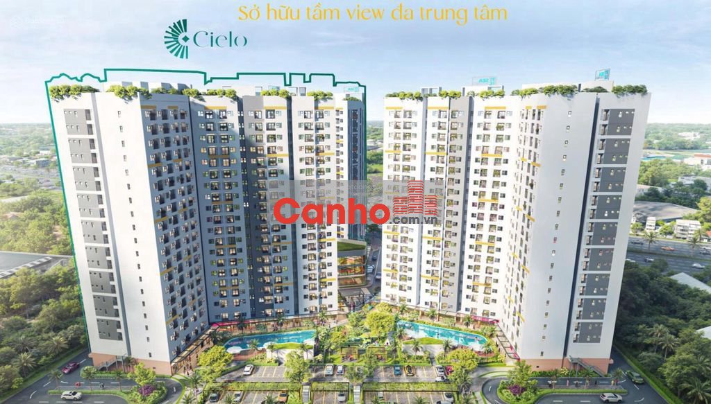 Căn Hộ 2 Phòng Ngủ 2 WC - Sổ Hồng Riêng - Giá 1Tỷ470 - Mặt Tiền