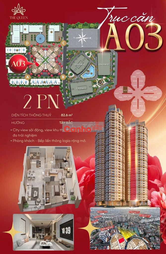Chỉ từ 8 tỷ sở hữu ngay căn hộ cao cấp dự án The Queen 360 Giải Phóng