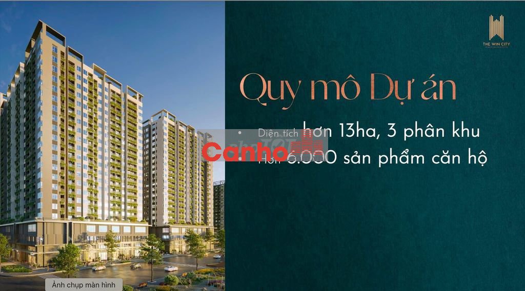 NHẬN BOOKING DỰ ÁN THE WIN CITY CAO CẤP MẶT TIỀN TỈNH 10-GỌI NGAY