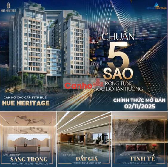 Căn hộ 3PN tổ ấm gia đình tại trung tâm cố đô Huế