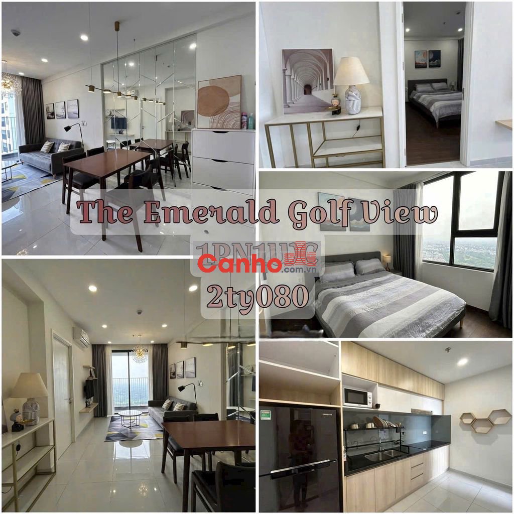 CHÍNH CHỦ CẦN BÁN GẤP 1PN1WC , FULL NỘI THẤT - THE EMERALD GOLF VIEW