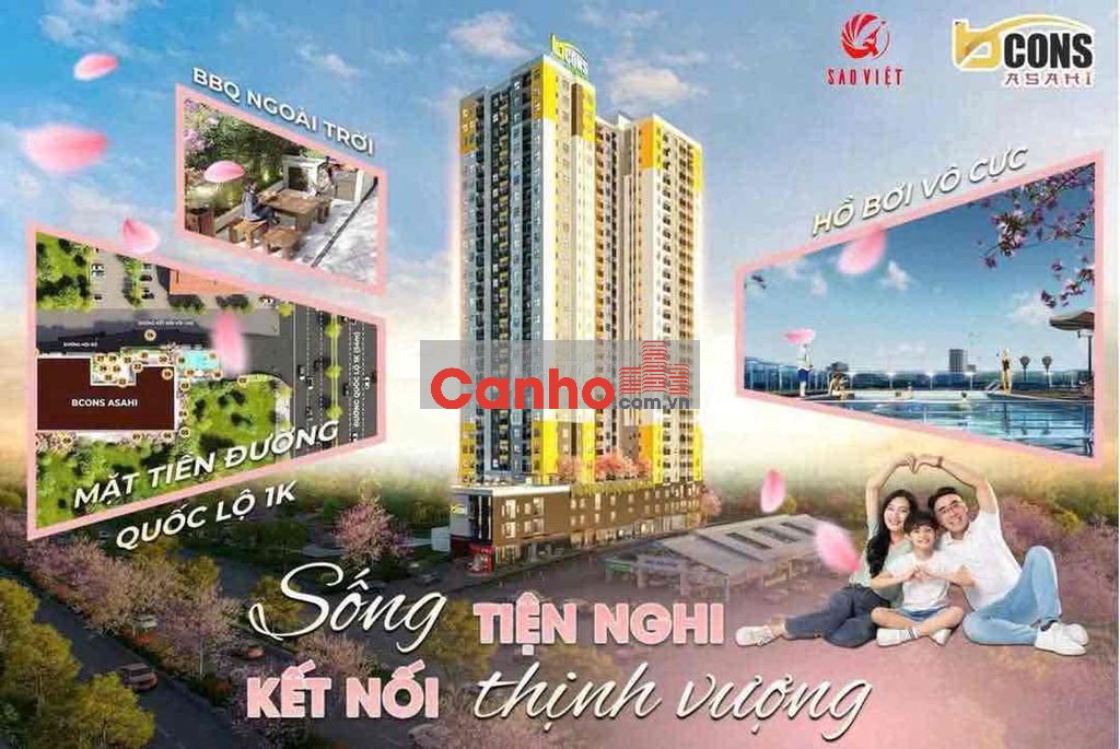 CĂN HỘ ASAHI MẶT TIỀN QUỐC LỘ 1K CÁCH SIÊU THỊ GO 2KM