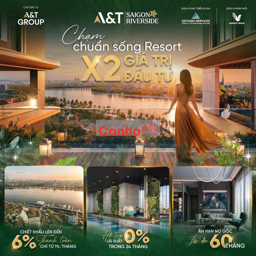 Căn hộ ven sông sài gòn, quốc lộ 13. Chỉ cần thanh toán 300tr