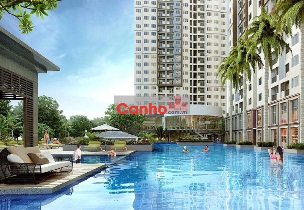 BÁN CĂN HỘ 2PN CC HOMELAND TẦNG TRUNG VIEW HỒ FULL NỘI THẤT