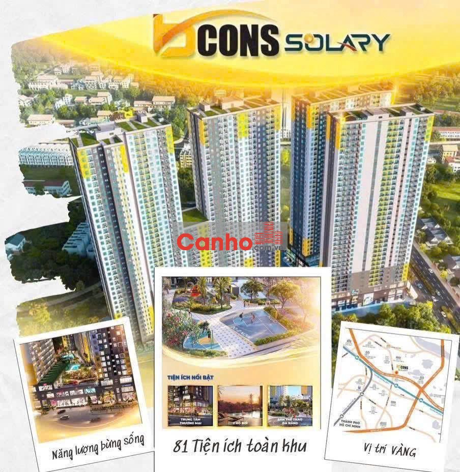 Bán nhanh căn BCONS SOLARY 2PN 1WC giá gốc CĐT 1ty7.