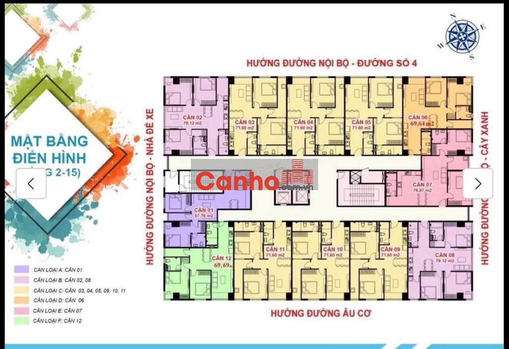 Cần bán căn hộ 72m2 thuộc tòa thương mại B3 Chung cư KCN Hòa Khánh