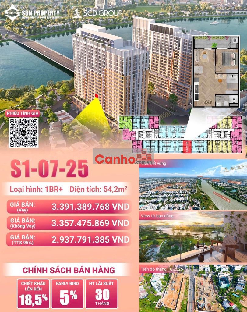 Spana Tower Đà Nẵng – Căn hộ ven sông, vị trí trung tâm Hòa Xuân