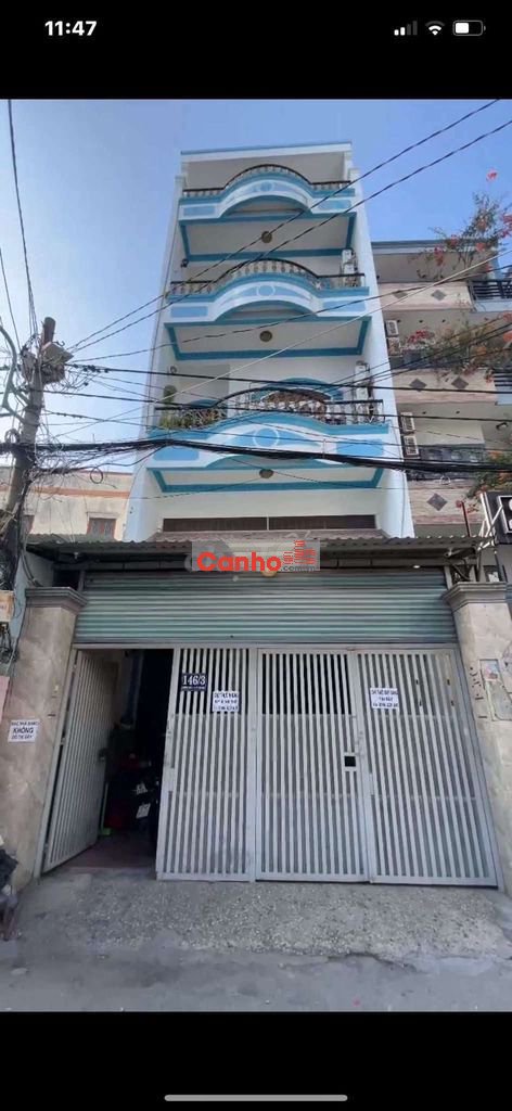 Bán căn hộ vị trí đẹp đường số 8 GV 120m2 - 3 lầu 16 phòng