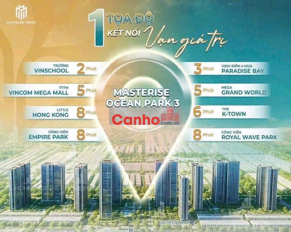 BOOKING SỚM DỰ ÁN CCCC MASTERISE OCP3 NHẬN CHIẾT KHẤU ĐẾN 15%