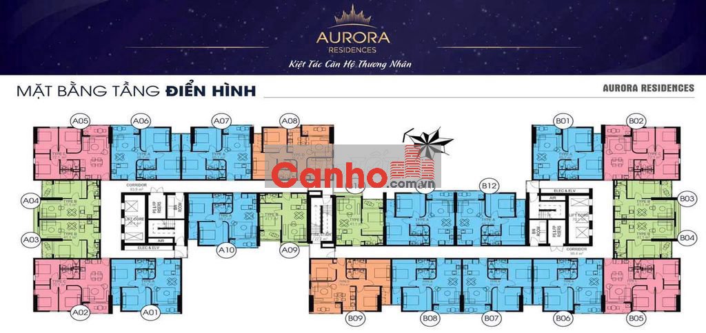 Bán căn hộ Aurora Q8 1pn giá 2400, 2pn giá 3100, 3pn giá 3.550ty
