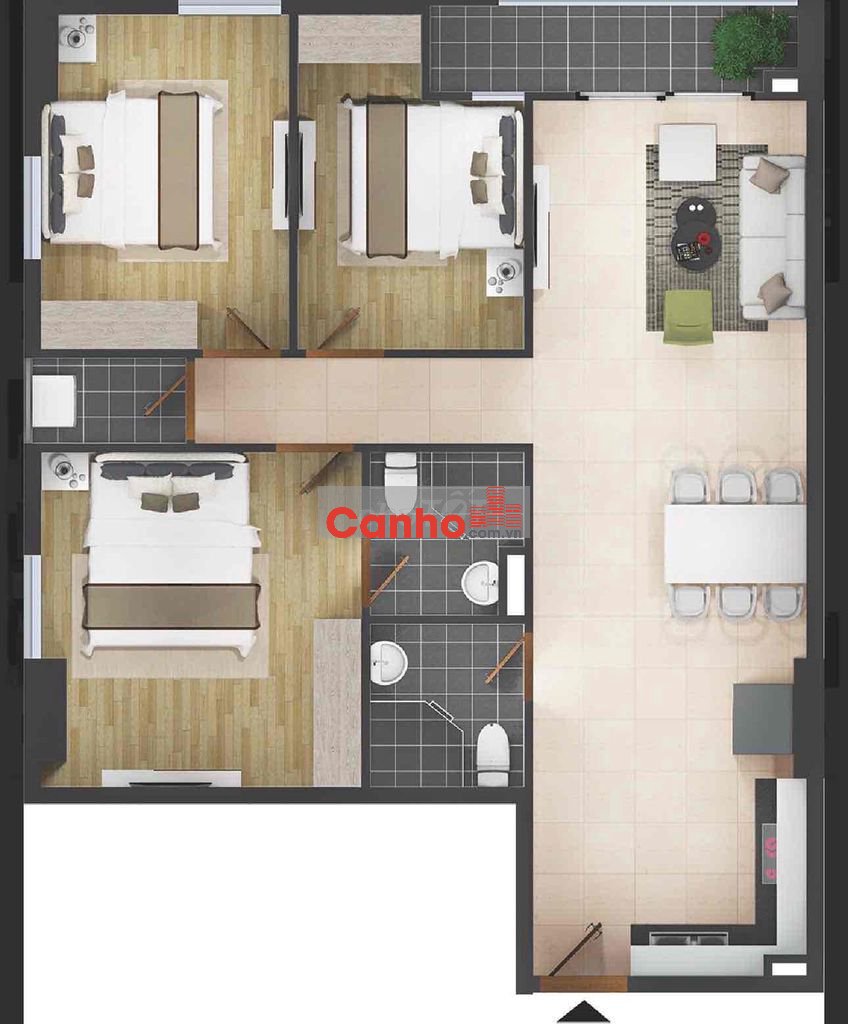 CẦN BÁN CC CITYLAND CĂN GÓC 3PN SẴN NỘI THẤT CAO CẤP