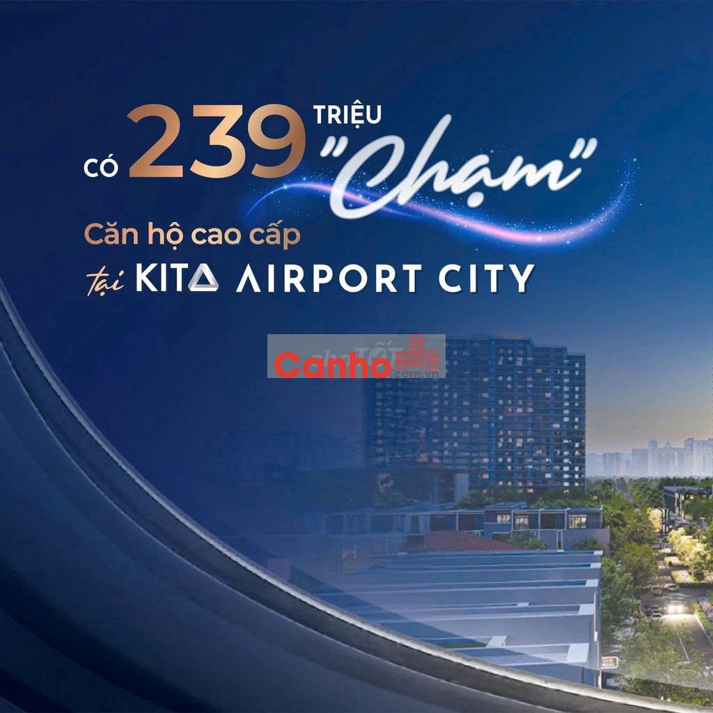 SỞ HỮU CĂN HỘ SANG XỊN GIỮA ĐÔ THỊ SÂN BAY 1.68 TỶ 2PN