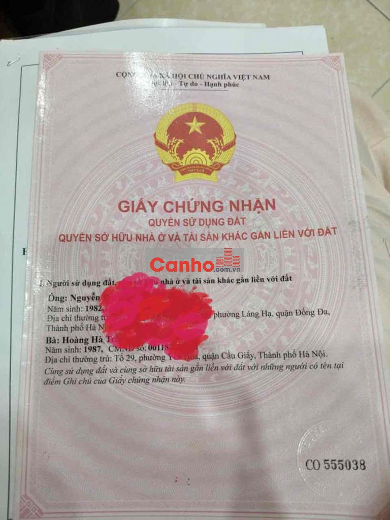 Bán CCMN Siêu Rộng 58m - Sổ Hồng Chung Từng Căn - Ngõ 619 Vũ Tông Phan