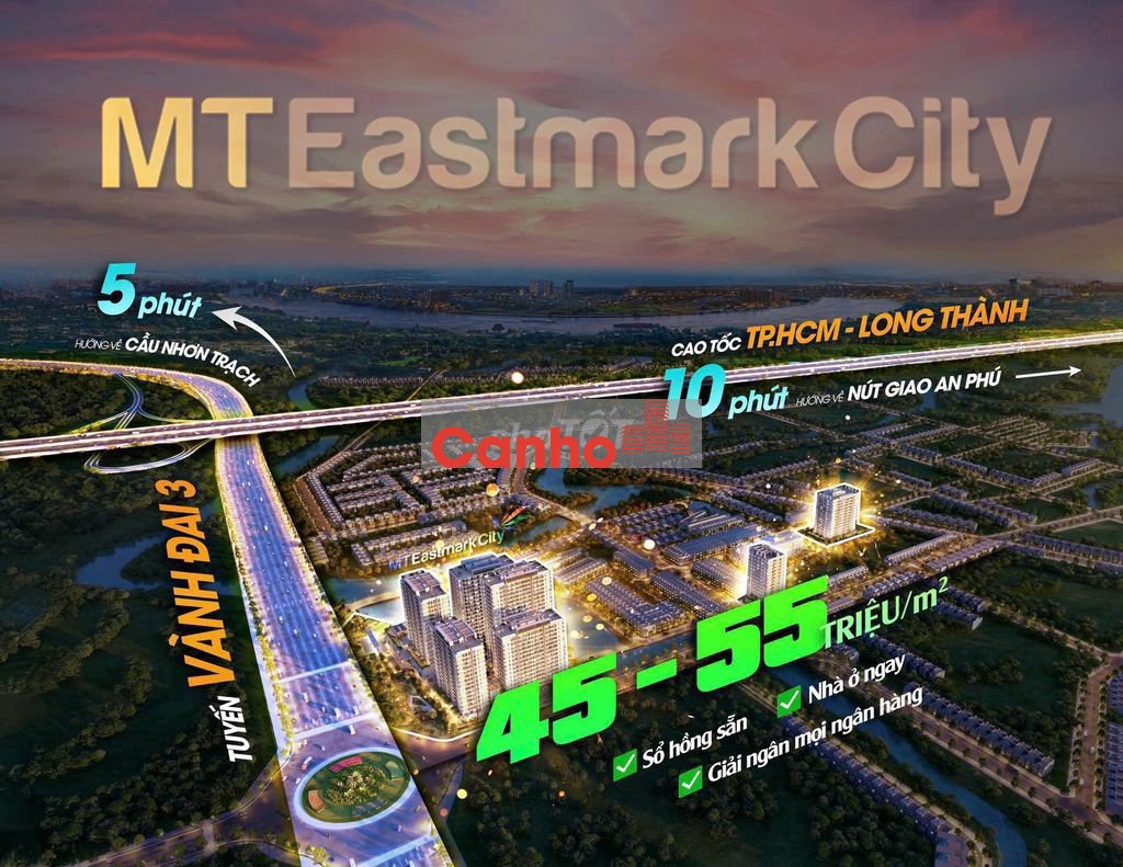 Căn Hộ Cao Cấp MT Eastmart City Nhận Nhà Ở Liền . Sổ Đỏ Trao Tay.