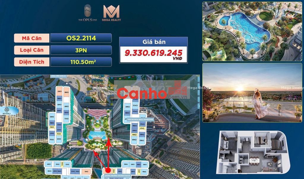Vinhomes Grand Park bán căn 3pn tòa Opus ký hợp đồng Chủ đầu tư