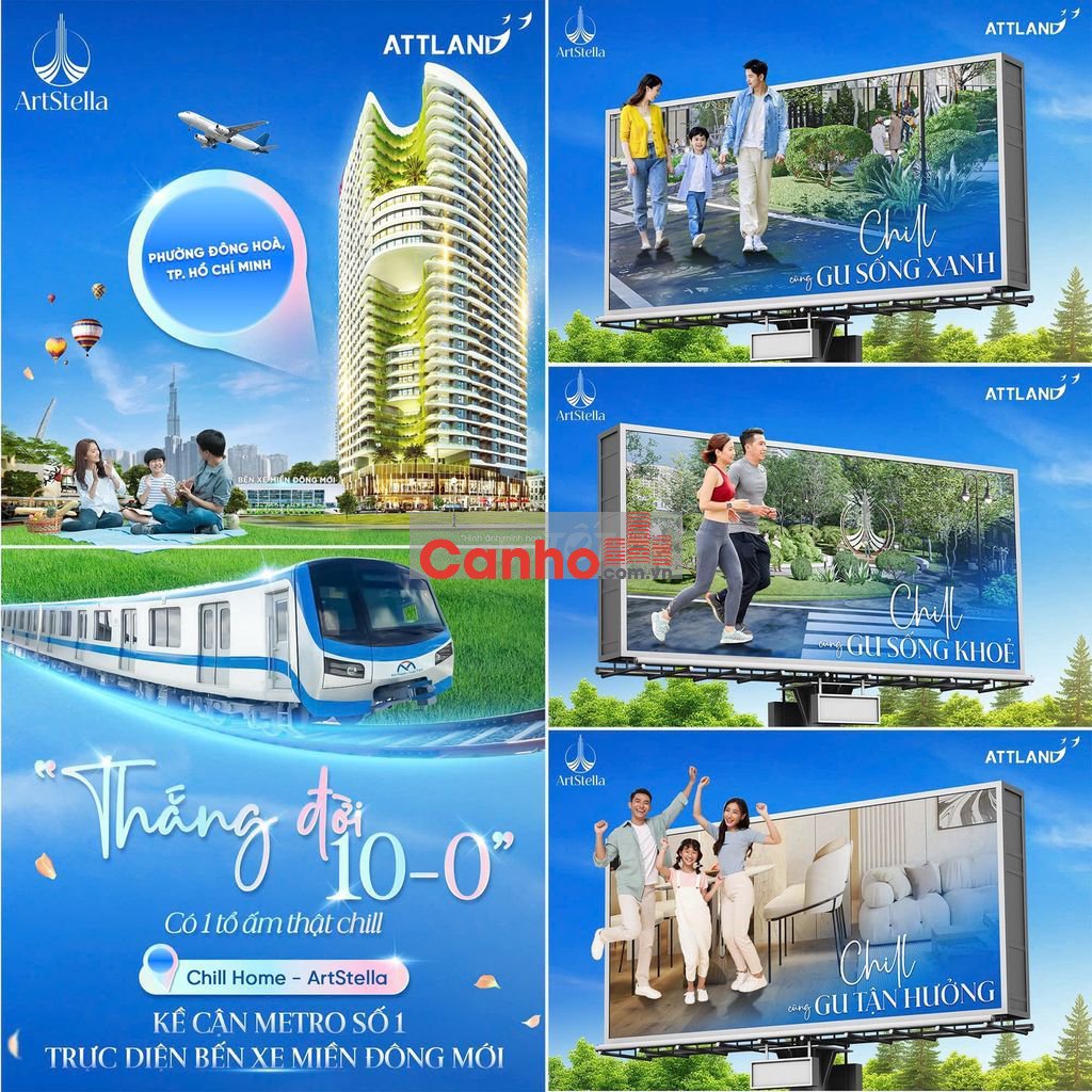 Căn hộ liên kề Metro Số 1, ART STELLA  – Căn hộ cao cấp từ 38 triệu/m²