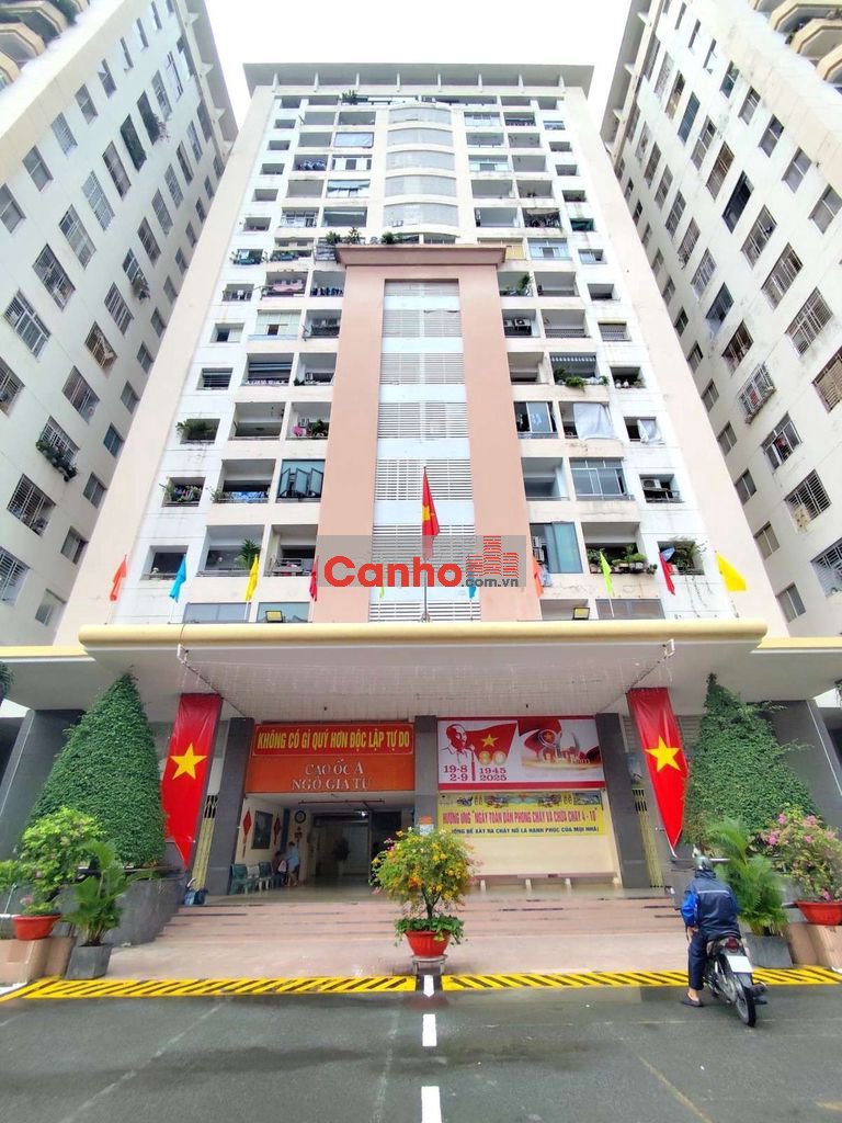 CAO ỐC A NGÔ GIA TỰ Q10- CĂN GÓC(5×10)-2PN 2WC PK,BẾP RỘNG,6 THANG MÁY