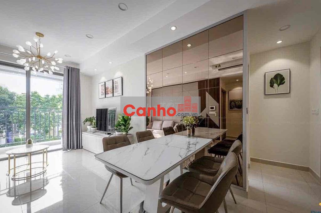 Căn góc 3 phòng đầy đủ tiện nghi 86m2 Golden Mansion view đẹp thoáng