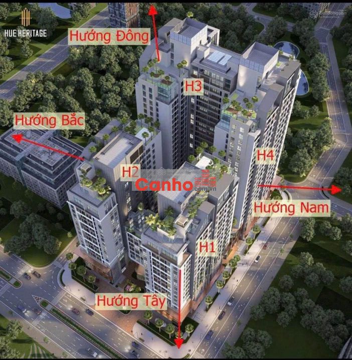 Siêu phẩm căn 3PN Hue Heritage -Phù hợp với nhu cầu ở cho cả gia đình