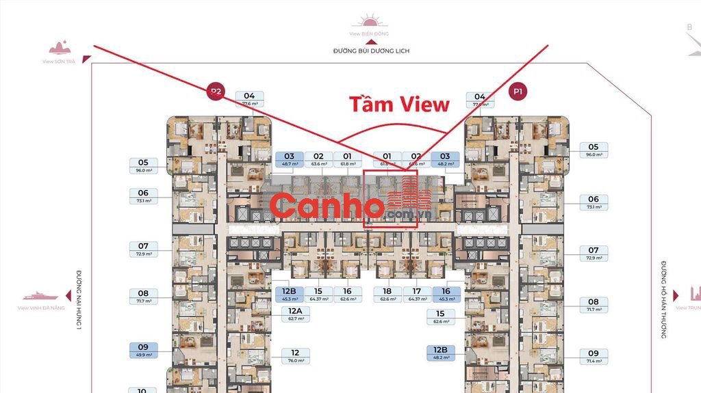 BÁN CĂN HỘ 2PN- PENINSULA DA NANG -GIÁ 3 TỶ 830 BÀN GIAO FULL NỘI THẤT