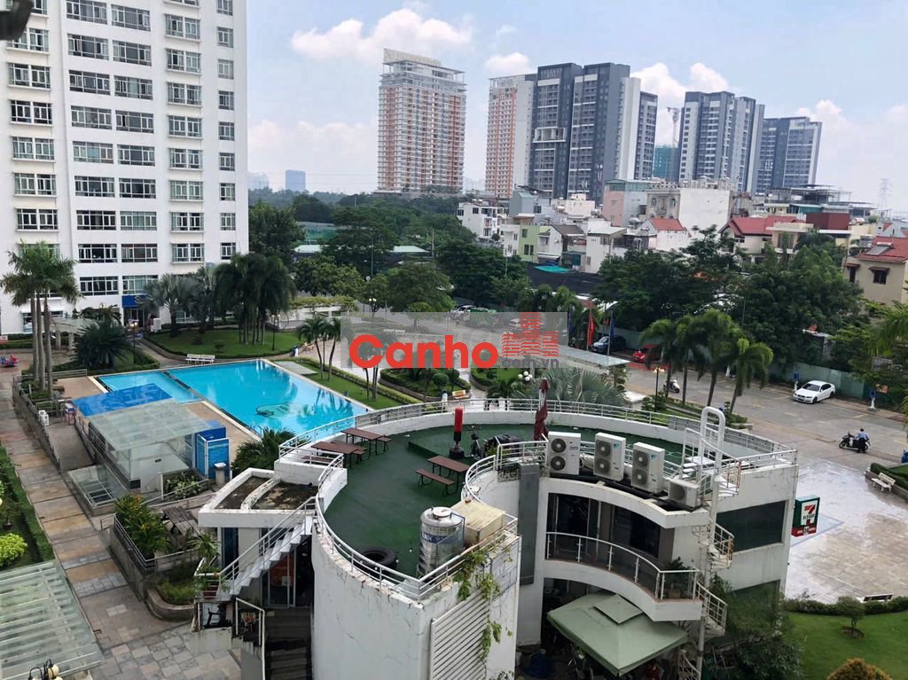 Bán căn hộ Hoàng Anh Gold House 2 Phòng Ngủ, 2WC, Sổ Hồng, view hồ bơi