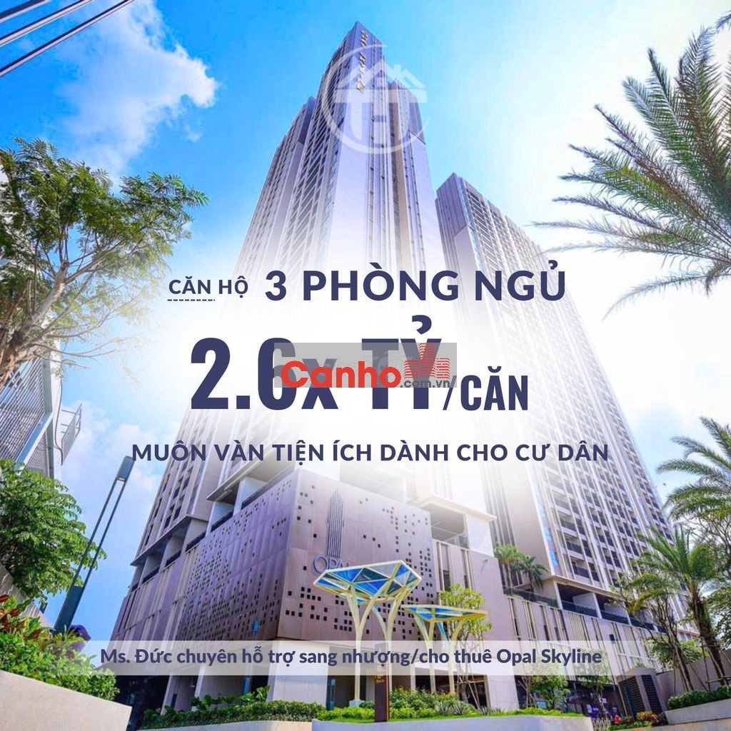 Muôn vàn tiện ích giá cả yêu thương. Studio 1.3 tỷ 2PN 2 tỷ 3PN 2.6 tỷ
