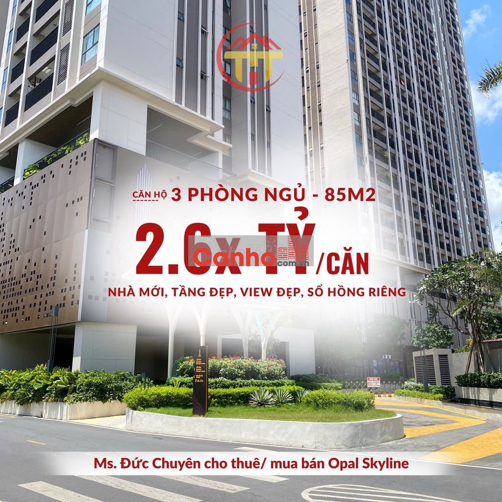 Thời điểm vàng để sở hữu căn góc 3PN tại Opal Skyline. Nhà mới giá tốt
