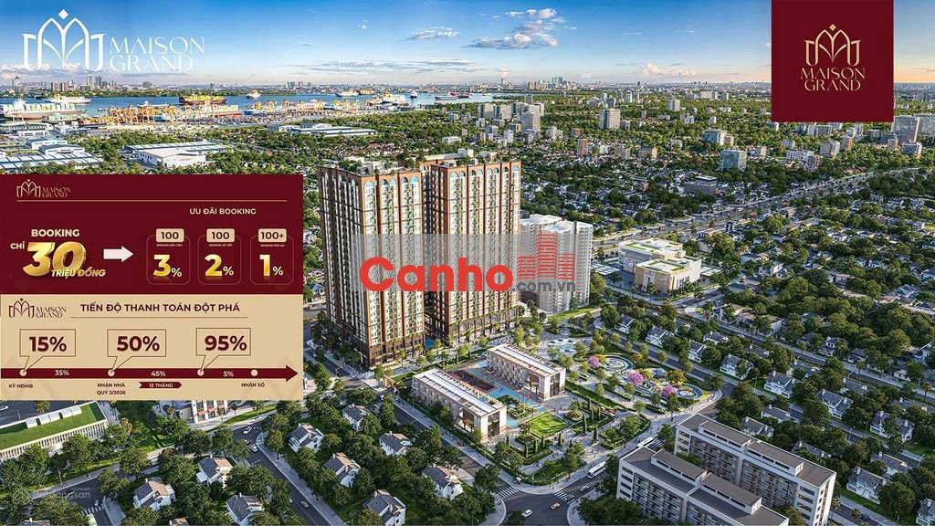 🔥CHÍNH THỨC NHẬN BOOKING CĂN HỘ CAO CẤP MAISON TRUNG TÂM PHÚ MỸ, HCM