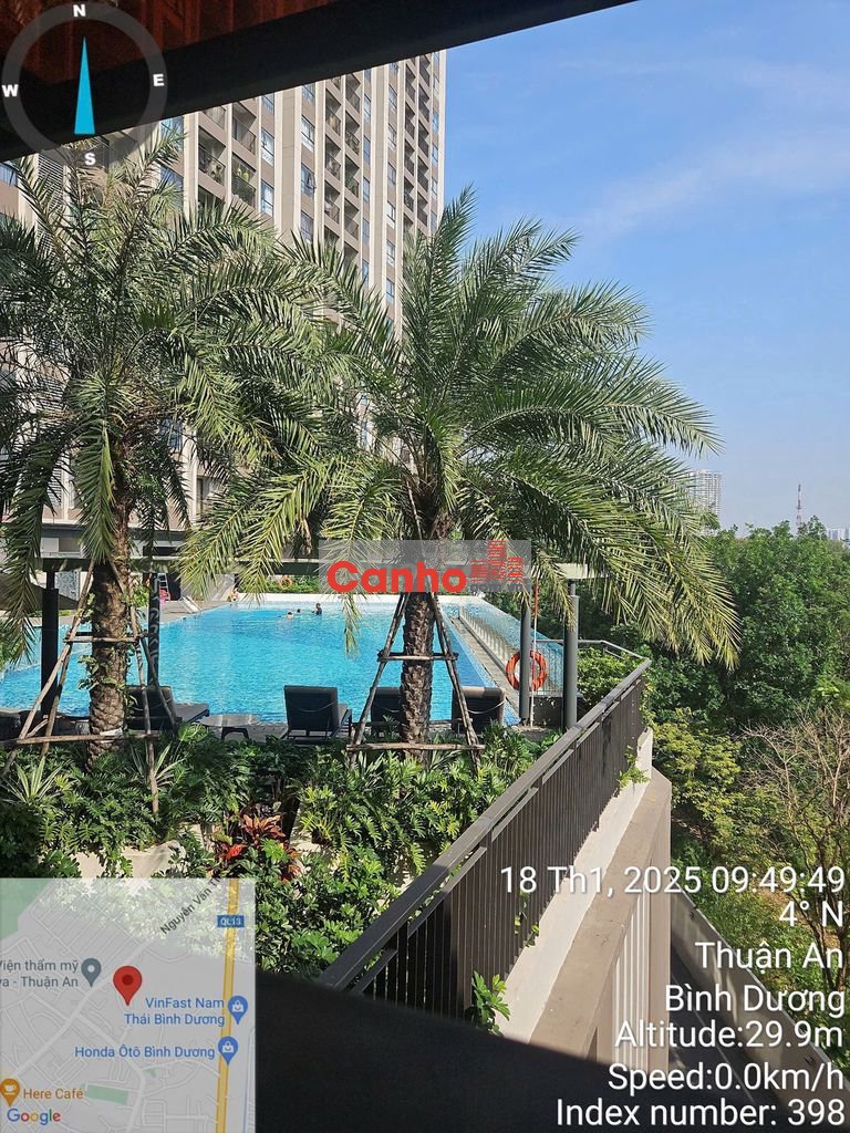 Bán căn góc tầng thấp 2PN 2WC siêu đẹp, có bancol trực diện hồ bơi.