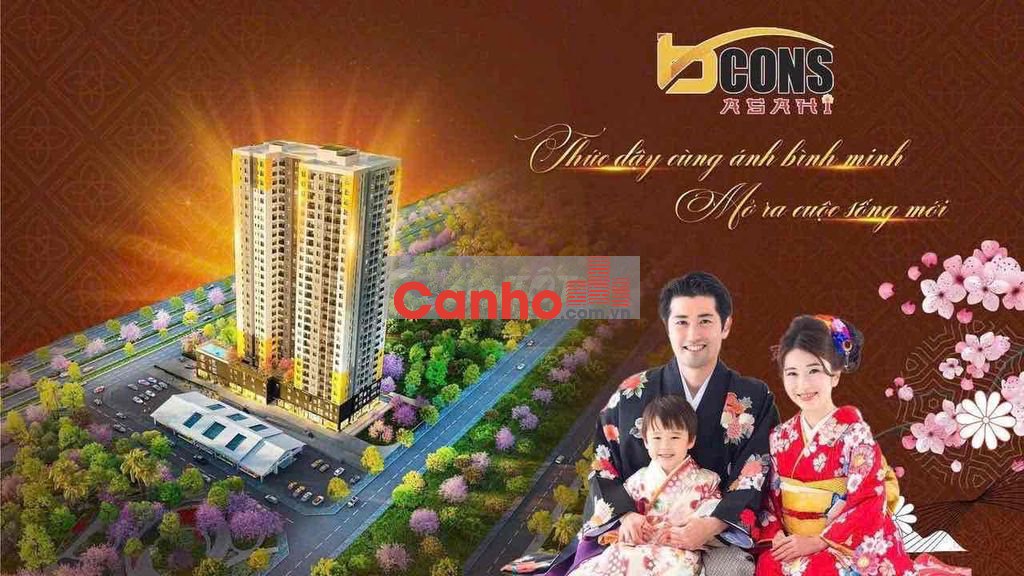 Cần bán căn hộ Bcons Asahi mặt tiêng Quốc Lộ 1 k