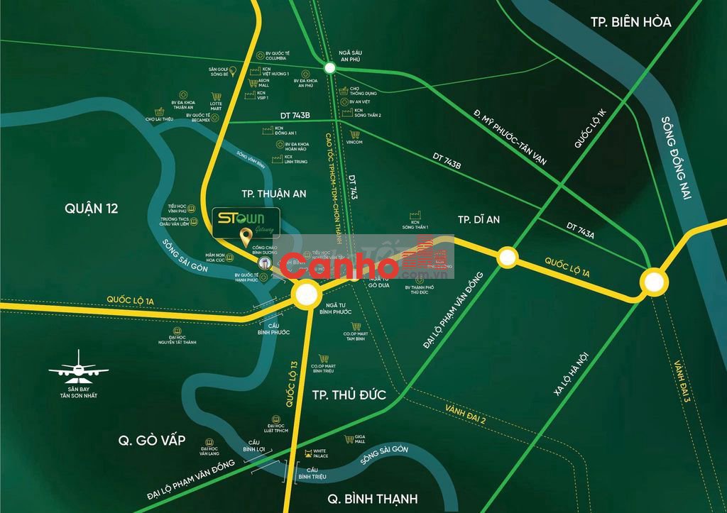 BÁN CĂN 2 PHÒNG NGỦ NGAY MẶT TIỀN QL13 CHỈ 1.9 TỶ,THANH TOÁN CHỈ 600TR