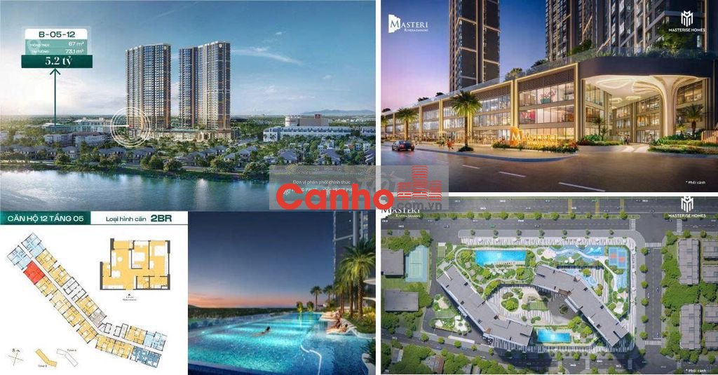 CĂN 2PN/67M2 BÀN GIAO NỘI THẤT LIỀN TƯỜNG - HẢI CHÂU - MASRERI RIVERA