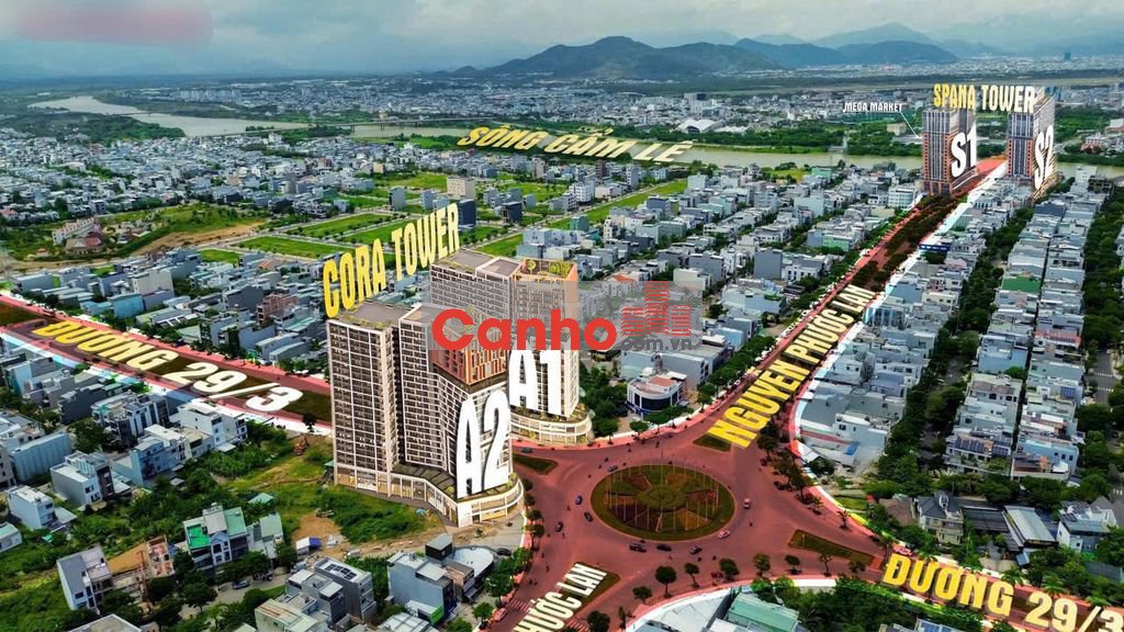 CĂN 1PN+1/54.4M2 VIEW TRUNG TÂM ĐÀ NẴNG- CÁCH SÂN BAY 6KM - CORA TOWER