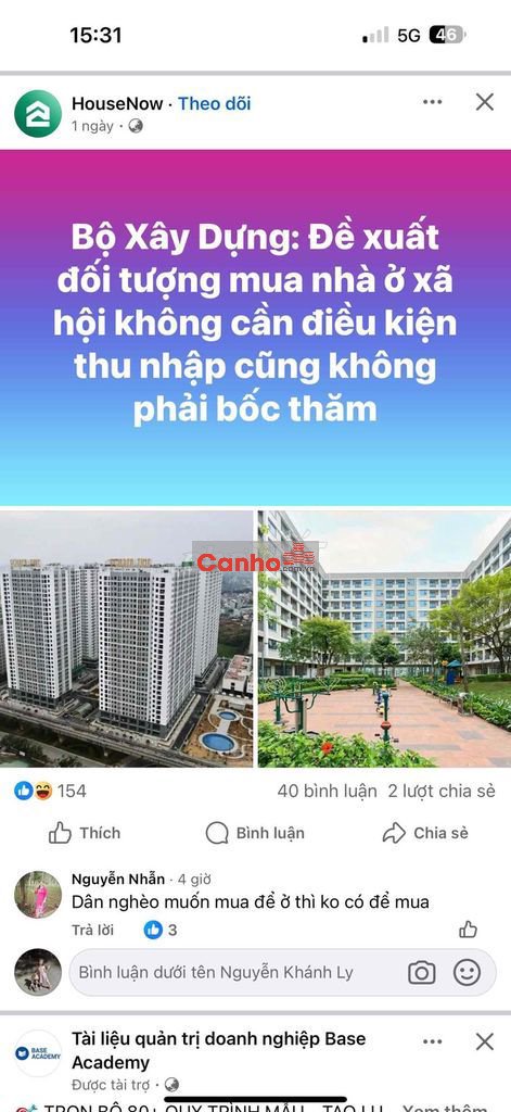 Quỹ căn nhà ở xã hội Lĩnh Nam, Uy Nỗ, Kim Chung