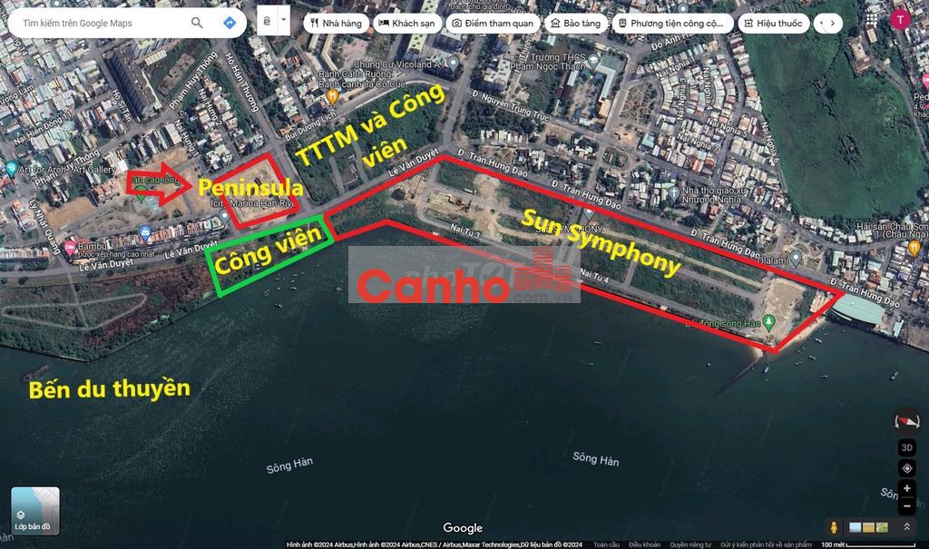 Cần bán căn hộ 2PN 62,8m2 tầng 18,View trực diện sông Hàn, Đà Nẵng