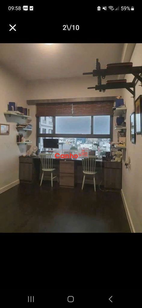 2 phòng ngủ 74m2 view đẹp chung cư Novaland Botanica Premier sân bay